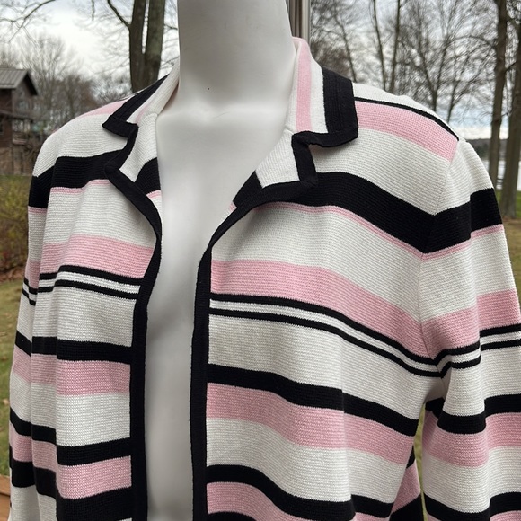 Kasper cotton open front cardigan PXL - Picture 3 of 8